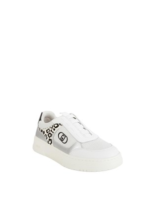 Slip-on Liu-jo Me bianco con dettaglio animalier in DONNA