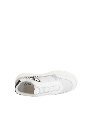 Slip-on Liu-jo Me bianco con dettaglio animalier in DONNA