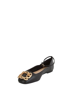 Ballerine Liu-jo Brigitte in nappa nero in DONNA