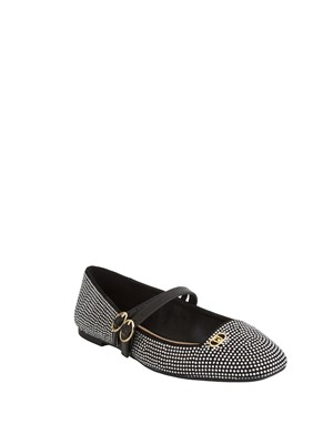 Ballerine Liu-jo Brigitte full strass nero in DONNA