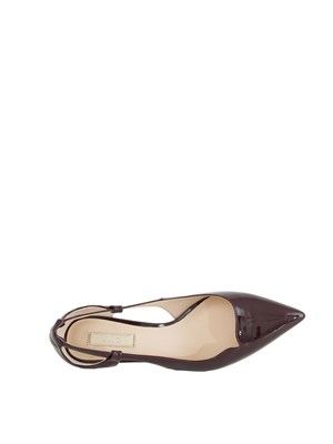 DÉcolletÉ Liu-jo Deva in vernice bordeaux con cut-out in DONNA