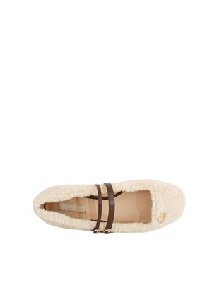 Ballerine Liu-jo Brigitte effetto shearling in DONNA