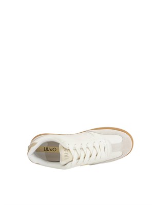 Sneakers Liu Jo donna in suede avorio in DONNA