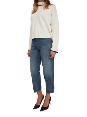 Jeans balloon Estelle di Pinko in denim blu in DONNA