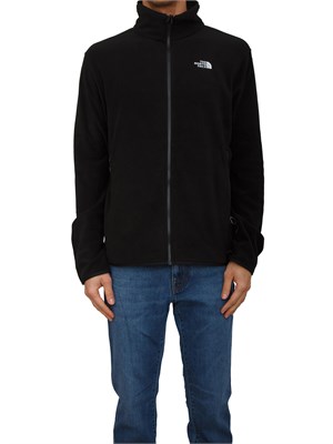 Pile Glacier The North Face nero con zip in UOMO