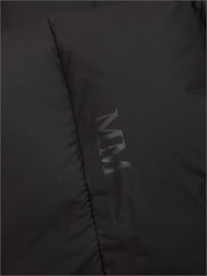 Piumino corto Romolo Max Mara MM in tessuto nero antigoccia in DONNA