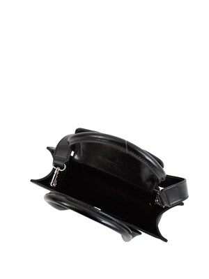 Borsa a mano John Richmond in pelle lucida nera in DONNA