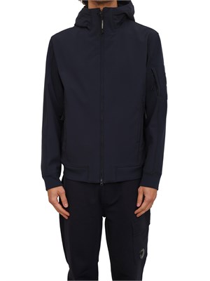 Giubbino uomo C.P. Company in tessuto tecnico blu in UOMO