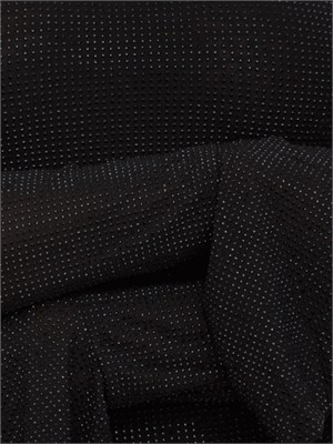 Abito lungo TwentyFourHaitch nero con strass in DONNA