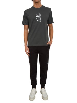 T-shirt uomo C.P. Company in cotone verde in UOMO