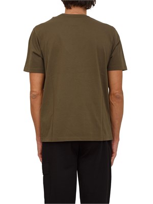 T-shirt uomo C.P. Company in cotone verde in UOMO