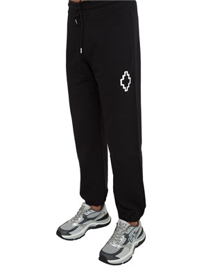 Pantalone tuta uomo County of Milan in cotone nero in UOMO