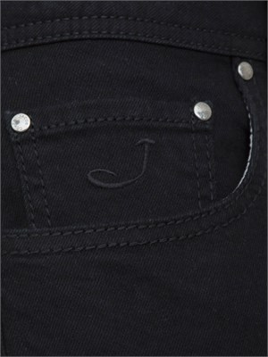 Jeans Bard Jacob Cohen uomo in denim nero in UOMO