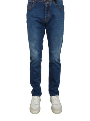 Jeans uomo Bard Jacob Cohen blu scuro vintage in UOMO