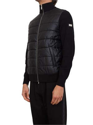 Piumino uomo Karl Lagerfeld bimaterico blu in UOMO