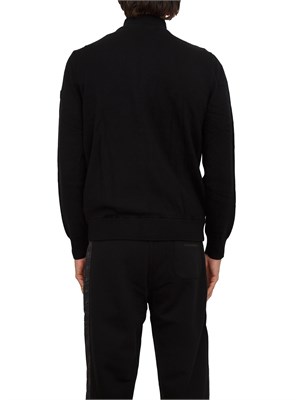 Piumino uomo Karl Lagerfeld bimaterico blu in UOMO