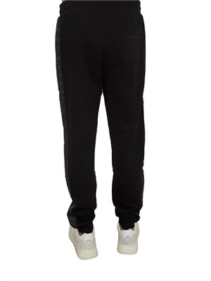Pantaloni tuta Karl Lagerfeld neri con bande laterali in UOMO