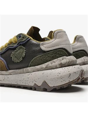 Sneakers Satorisan Chacrona Metta Buckingham Dark Olive in UOMO