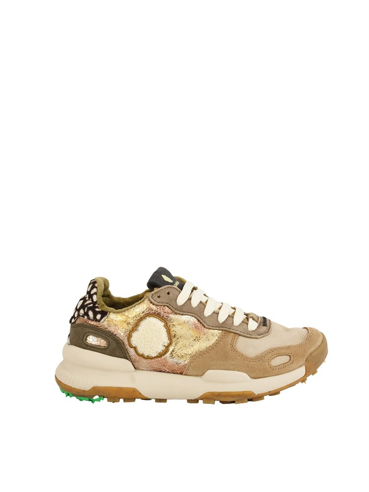 Sneaker uomo Chacrona Premium Satorisan in pelle oro