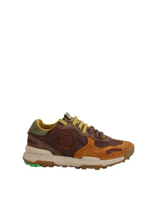 Sneaker Chacrona Pull Up Satorisan uomo in pelle marrone in UOMO