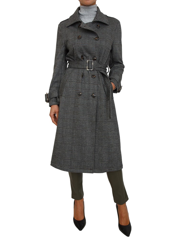 Cappotto Neron Kocca stampa principe di Galles