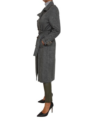 Cappotto Neron Kocca stampa principe di Galles in DONNA