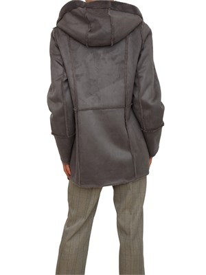 Cappotto corto Melisande Kocca doubleface grigio in DONNA