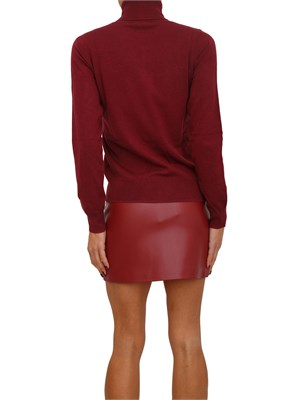 Maglia Vally collo alto Kocca in viscosa bordeaux in DONNA