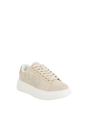 Sneakers Liu Jo donna Babol 01 in suede avorio in DONNA