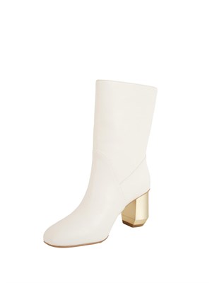 Stivaletti Liu Jo donna Samy 05 in nappa bianca in DONNA