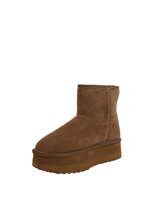 Stivaletti Liu Jo donna Jane 09 in suede taupe e frange in DONNA