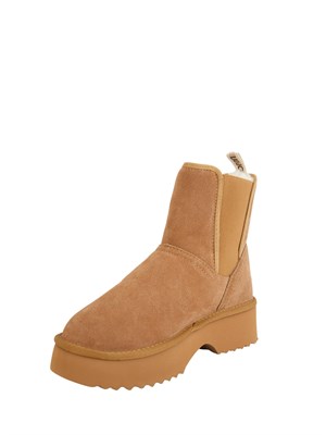 Stivaletti Liu Jo donna Juny 02 in pelle scamosciata cammello in DONNA