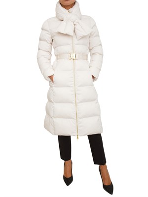 Piumino Elisabetta Franchi in tessuto bianco in DONNA