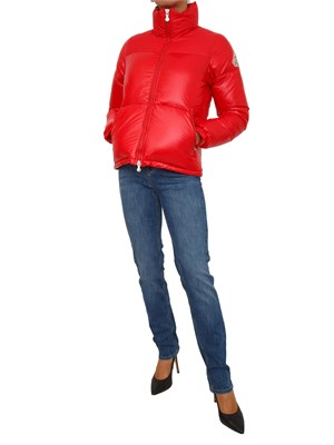 Giubbino donna Goldin Pyrenex rosso in piuma d'oca naturale in DONNA