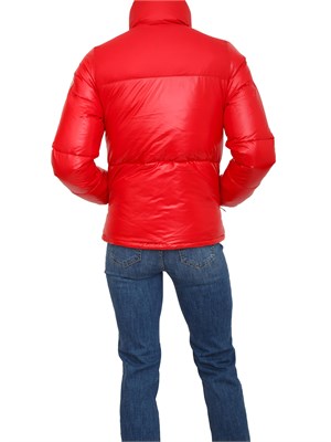 Giubbino donna Goldin Pyrenex rosso in piuma d'oca naturale in DONNA