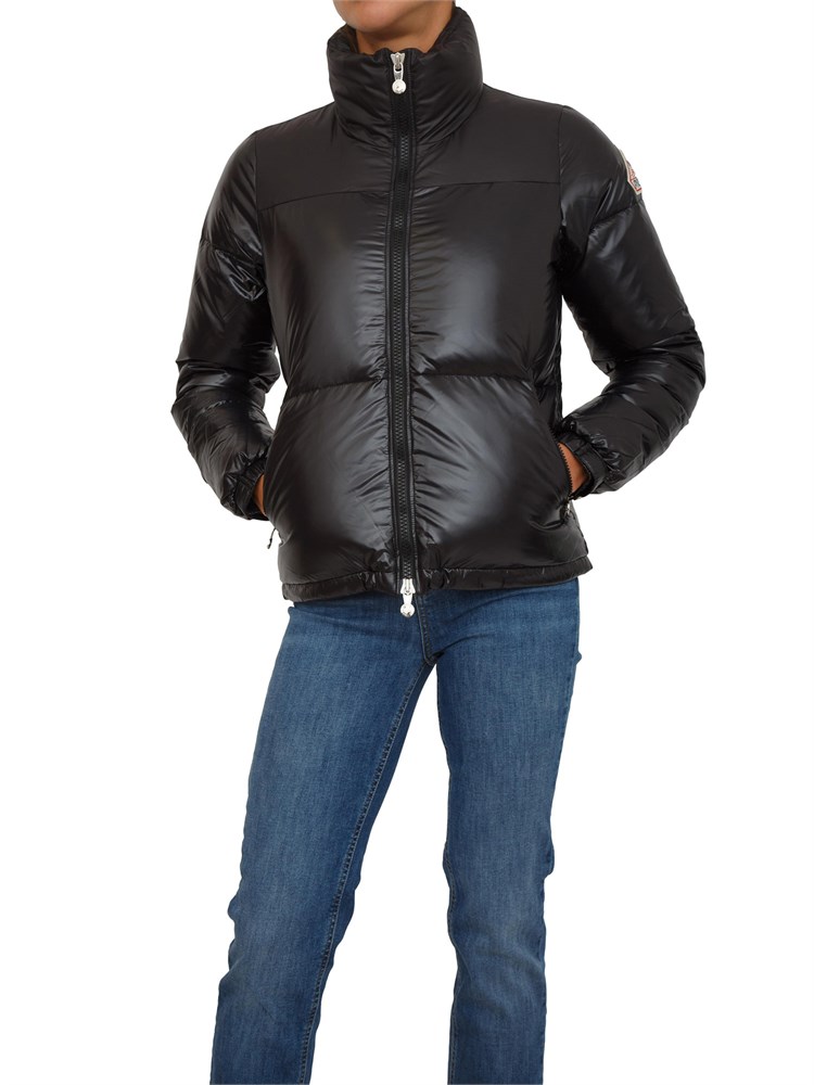 Giubbino donna Goldin Pyrenex nero in piuma d'oca naturale