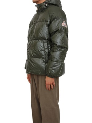 Piumino verde Sten Pyrenex unisex in piuma d'oca, idrorepellente e antivento in UOMO