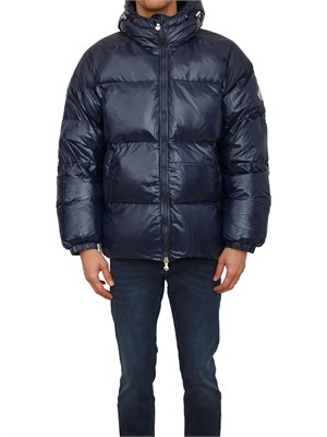 Piumino blu Sten Pyrenex unisex in piuma d'oca, idrorepellente e antivento in UOMO