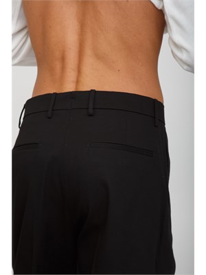 Pantaloni Chiaia Berwich in twill di cotone neri in UOMO