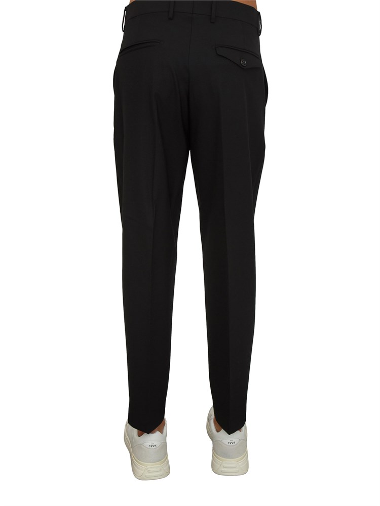 Pantaloni uomo Chiaiaff Berwich fresco lana nero