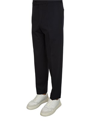 Pantaloni uomo Chiaiaff Berwich fresco lana blu in UOMO