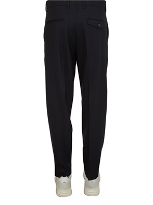 Pantaloni uomo Chiaiaff Berwich fresco lana blu in UOMO