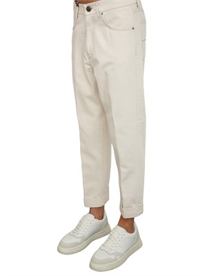 Jeans uomo Berwich in denim bianco avorio in UOMO