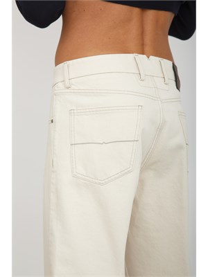 Jeans uomo Berwich in denim bianco avorio in UOMO