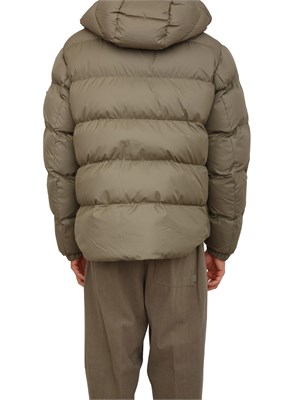 Giubbotto verde Boss uomo in tessuto idrorepellente in UOMO