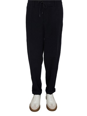 Pantaloni Boss uomo in velluto blu in UOMO