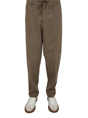 Pantaloni Boss uomo in velluto verde in UOMO