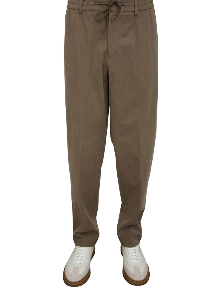 Pantaloni Boss uomo in velluto verde