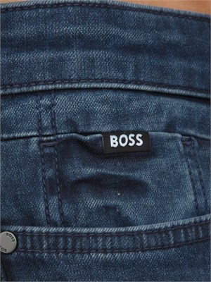 Jeans Boss uomo in cotone blu in UOMO