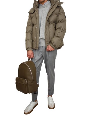 Maglia Boss uomo in lana vergine grigia in UOMO